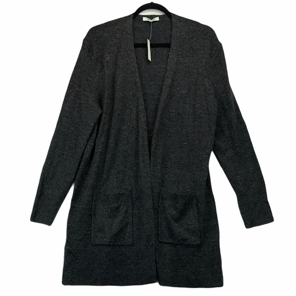 Madewell Charcoal Duster Cardigan Wool NWT - Picture 2 of 9